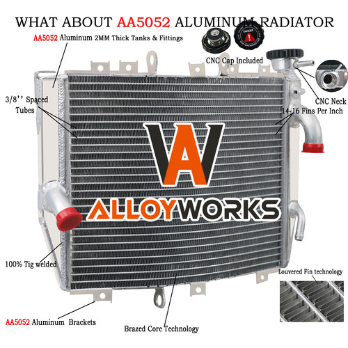 Aluminum radiator fits - aluminum,