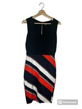 Oasis Fitted Shaping Bodycon Women's Dress Size 8 Sleeveless 