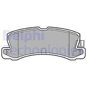 Lp611 delphi brake pad set - pad,