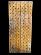 18th CENTURY FRONT DOOR OLD PERIOD WOOD ANTIQUE RECLAIMED HAND MADE NAILS BOLTS
