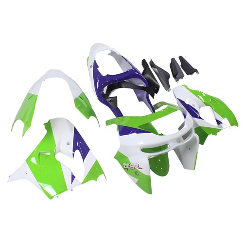 Green purple white fairings - white,