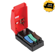 Heavy Duty Quick Secure Mains Connector Test Block 16A Rated LED Indicator New