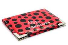 Polka Dot Travel Card Holder