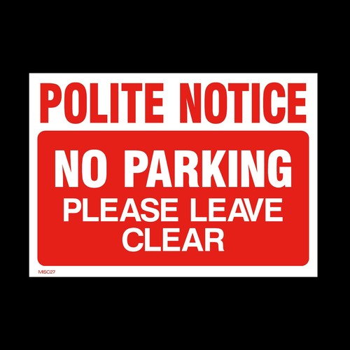 Parking keep clear private - parking,