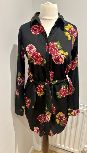 Dancing leopard black floral - dancing,