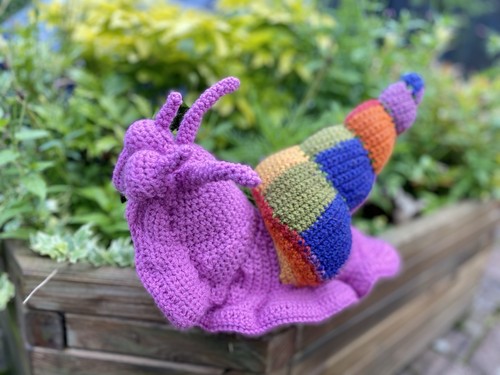 Giant crochet snail spiral - giant,