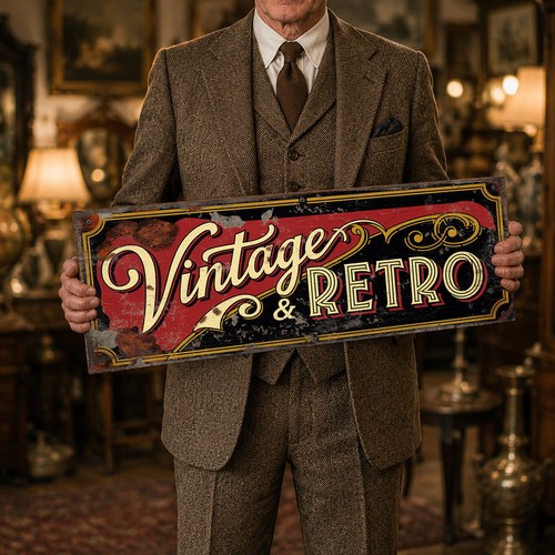Vintage retro wooden - retro,