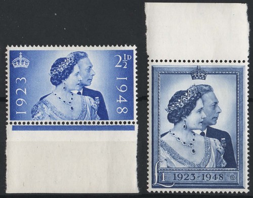 1948 silver wedding set - gb,