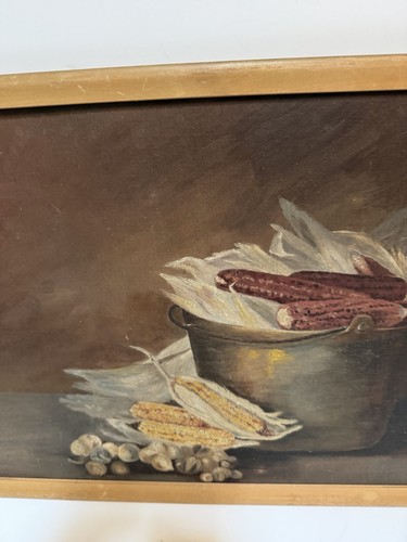 Vintage oil painting fall - vintage,