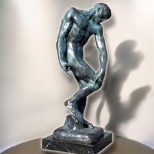 Bronze Statue Adam Rodin Male