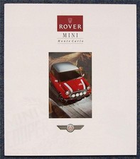 ROVER MINI COOPER MONTE CARLO Car Sales Brochure 1994 #4789