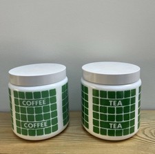 Vintage Retro x2 TEA COFFEE