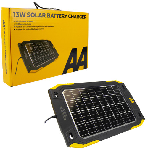 13w solar battery charger - aa,