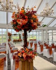 For Hire Stunning 60cm Pomanders in Oranges - Wedding Centre Piece & Aisle decor