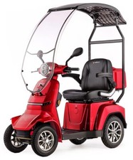 Electric Mobility Scooter GRAVIS RED with Canopy 1000W