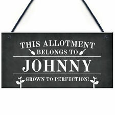 Novelty Allotment Sign