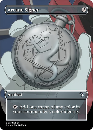Mtg arcane signet fanart - mtg,