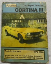 Ford Cortina MkIII Autodata Car Repair Manual