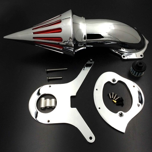 Chrome spike air cleaner - chrome,