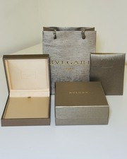 BVLGARI Large Pendant Box - Jewellery Gift Set – Box + Bag + Certificate Holder