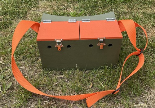 Double bow back painted ferret - bow,