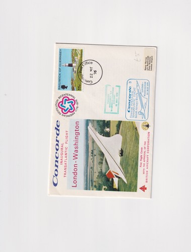 Guernsey flown cover - flown,