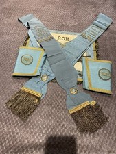 Vintage Masonik Apron and Sash