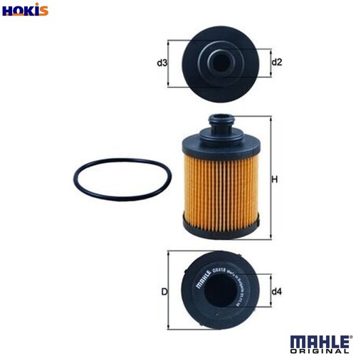 Oil filter 418d for - ox, a
