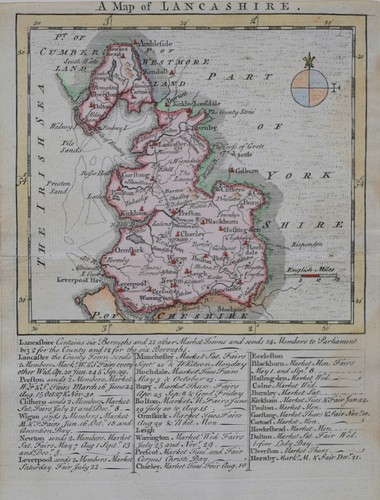Lancashire original antique - lancashire,