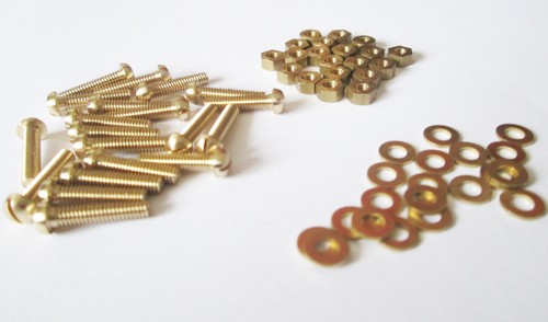 Brass roundhead screws - roundhead,