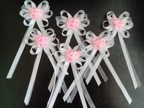 Ribbon bows roses buds - buds, and
