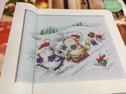 Christmas sledging cats by - 13,