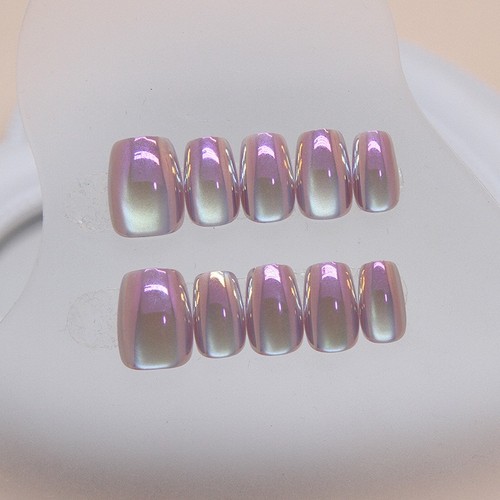 Press nails short - on,