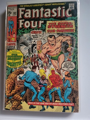 Fantastic four 102 marvel - four, #102