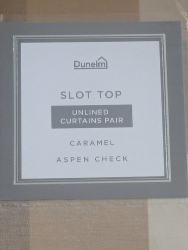 Dunelm slot top curtains - slot,