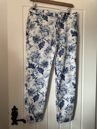Zara woman blue white - blue, floral