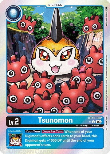 Bt15 002 tsunomon uncommon - bt15-002,