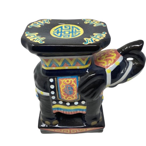 Vintage 70s ceramic elephant - vintage,