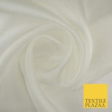 15 COLOURS - Premium Crystal Organza Bridal Wedding Dance Dress Veil Fabric 44"