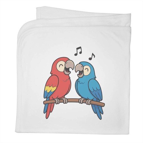 Singing parrots baby blanket - baby,