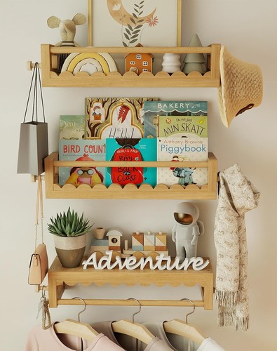 Kids wall bookshelves set - –,