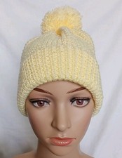 Hand Knitted Bobble Hat with