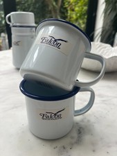 set of 2 Enamel  Falcon