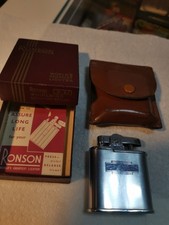 Ronson Whirlwind Petrol Lighter, Original Box And Paperwork, Excellent Condition