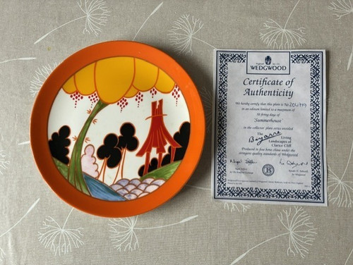 Wedgwood plate summerhouse - -,