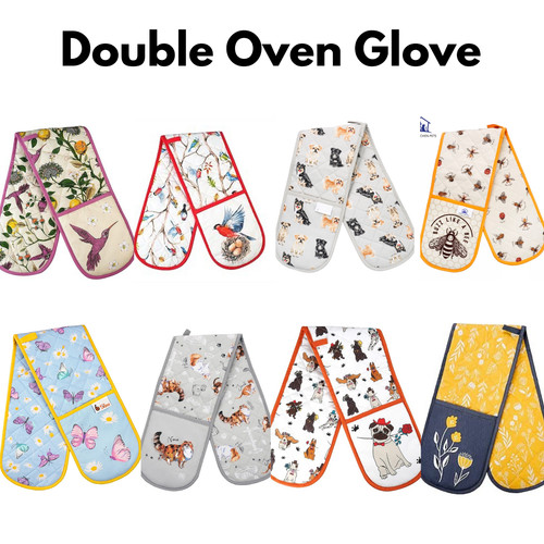 Double oven gloves heat - oven,