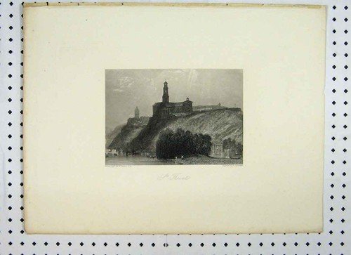 Original old antique print - antique,