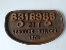 Wagon D plate Rebodied shildon