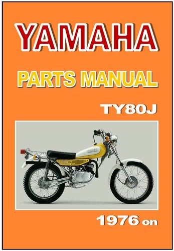 Yamaha parts manual - ty80, ty80j