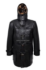 Men’s Duffel Coat Black 100%